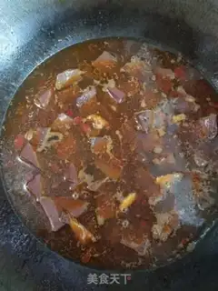 Make Spicy pig blood step 6