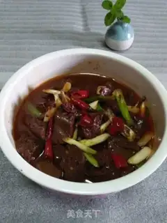 Make Spicy pig blood step 9