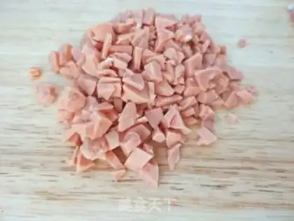 Make Meat and ham mashed potatoes step 3