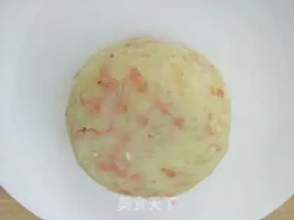 Make Meat and ham mashed potatoes step 5