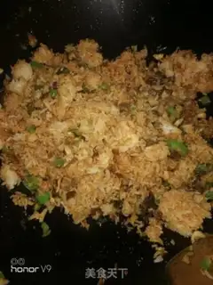 Make radish and egg fried rice step 4