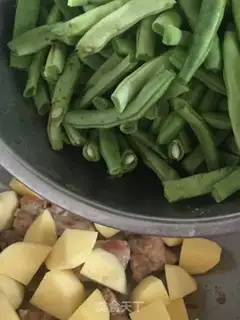 Make Steakbone and four season beans step 7