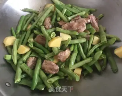Make Steakbone and four season beans step 8