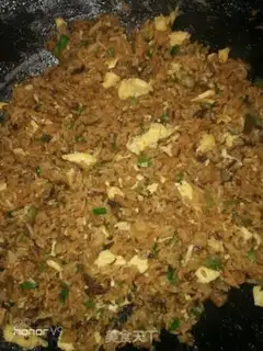 Make radish and egg fried rice step 6