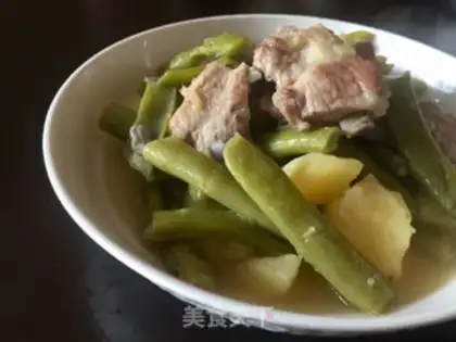 Make Steakbone and four season beans step 9
