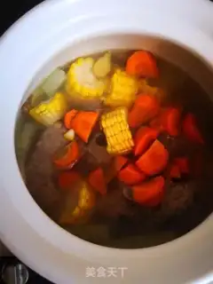 Make Corn carrot bone soup step 4
