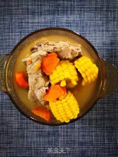 Make Corn carrot bone soup step 6