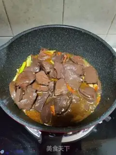 Make Double sauce, duck blood step 8