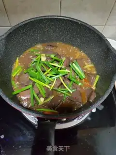 Make Double sauce, duck blood step 9