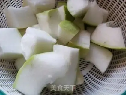 Make Poofmelon algae soup step 1