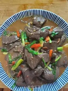 Make Double sauce, duck blood step 10