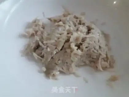 Make Chicken golden needles and mushrooms step 3