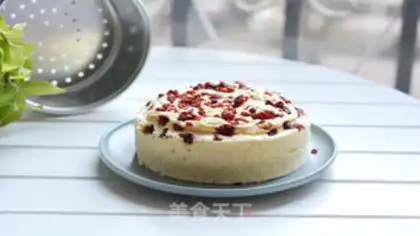 Make Little cranberry steam cake step 7