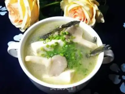 Make Yellowfish tofu soup step 6