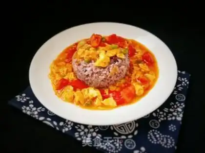 Make Tomato-covered rice step 7