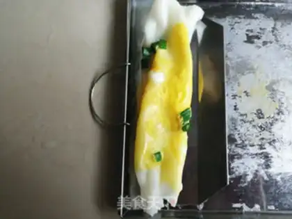 Make Egg sausage powder step 7