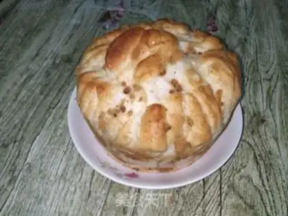 Make The hand tore the meat and bread step 14