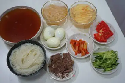 Make Korean cold noodles step 2