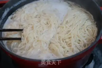 Make Korean cold noodles step 4