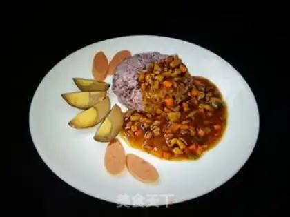 Make Meat and rice step 5