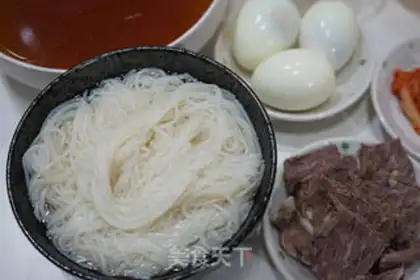 Make Korean cold noodles step 12
