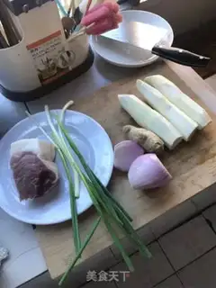 Make White fried meat step 0