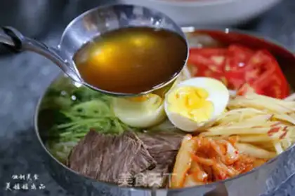 Make Korean cold noodles step 18