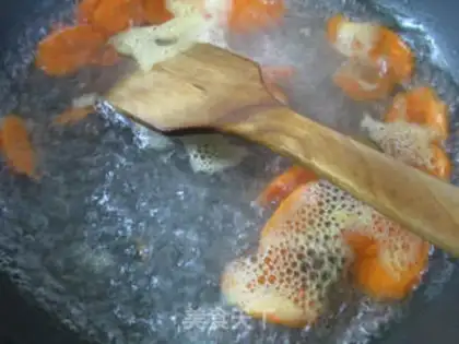 Make Carrot fried chicken chest step 7