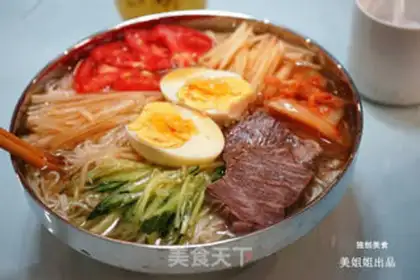 Make Korean cold noodles step 20