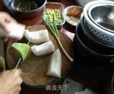 Make Poonmelon sea soup step 0
