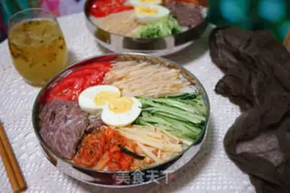 Make Korean cold noodles step 21