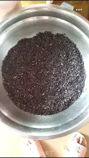 Make Black rice peanut butter step 0
