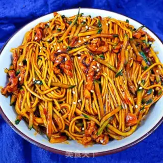 Make Noodles. A simple version of noodles step 6