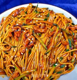 Make Noodles. A simple version of noodles step 7