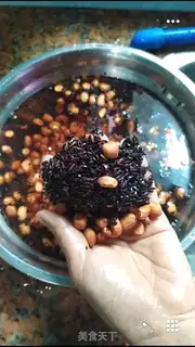 Make Black rice peanut butter step 3