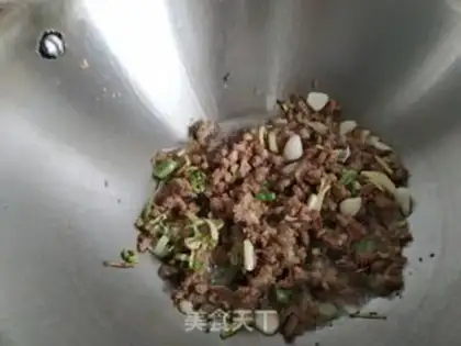 Make Egg and ham line step 4
