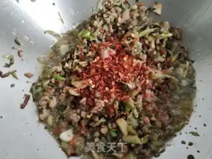Make Egg and ham line step 6
