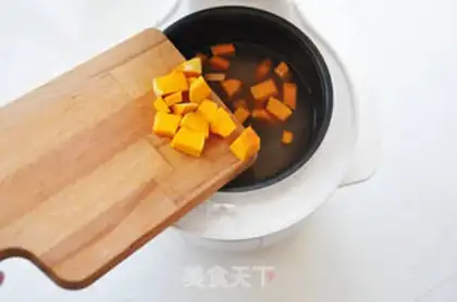 Make Pumpkin porridge step 3