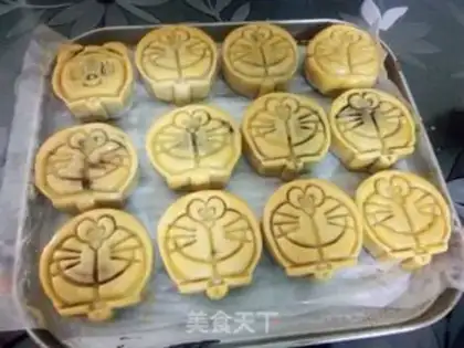 Make A wide moon cake step 12