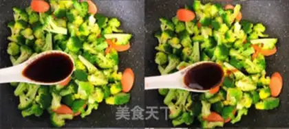 Make Ham sausage and broccoli step 4