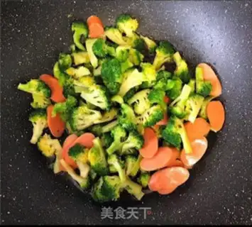 Make Ham sausage and broccoli step 5
