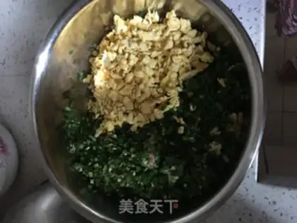 Make Three fresh dumplings step 7
