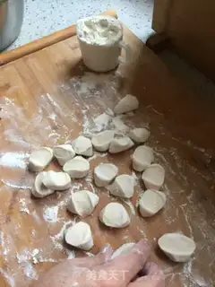 Make Three fresh dumplings step 9