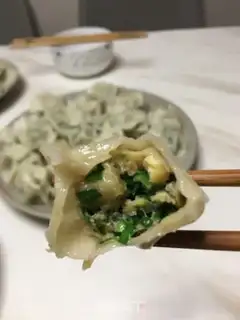 Make Three fresh dumplings step 13