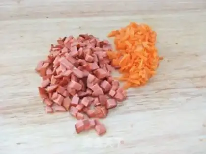 Make Pepper rice cake step 1