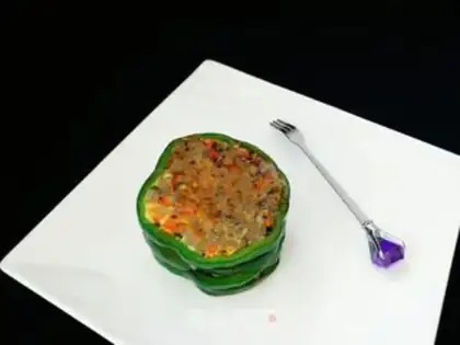 Make Pepper rice cake step 8