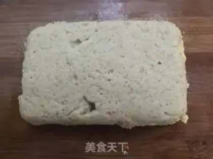 Make The broccoli chicken cake step 16