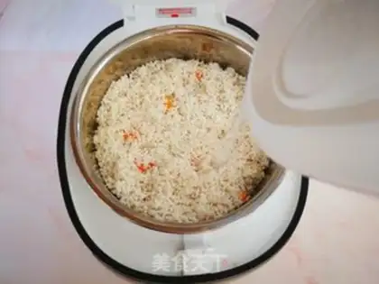 Make Pumpkin rice step 5
