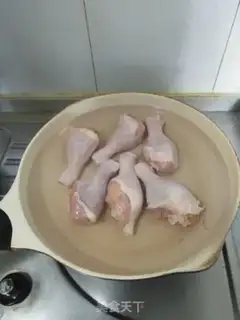 Make Red chicken calf step 2