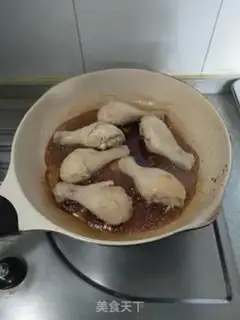 Make Red chicken calf step 4
